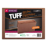 Smead TUFF Expanding Files, 12 Sections, 1/12-Cut Tab, Legal Size, Redrope orginal image