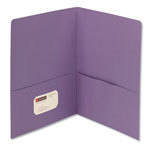 Smead Two-Pocket Folder, Textured Paper, Lavender, 25/Box orginal image