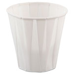 Solo Paper Medical & Dental Treated Cups, 3.5oz, White, 100/Bag, 50 Bags/Carton orginal image