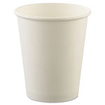 Solo Uncoated Paper Cups, Hot Drink, 8oz, White, 1000/Carton orginal image
