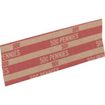 Sparco Coin Wrapper, Pennies, $.50, Red orginal image