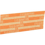 Sparco Coin Wrapper, Quarters, $10.00, Orange orginal image