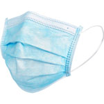 Special Buy Child Face Mask - Recommended for: Face - Disposable, 3-ply, Comfortable, Soft, Pleated, Earloop Style Mask, Latex-free - Blue - 50 / Box orginal image