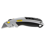 Stanley Bostitch Curved Quick-Change Utility Knife, Stainless Steel Retractable Blade, 3 Blades orginal image