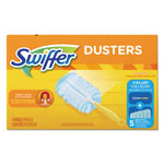 Swiffer Dusters Starter Kit, Dust Lock, 1 kit (Handle+5 Dusters), 6 Kits/Case orginal image