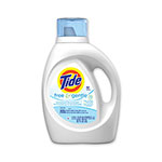 Tide Free and Gentle Liquid Laundry Detergent, 64 Loads, 92 oz Bottle, 4/Carton orginal image