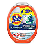 Tide Hygienic Clean Heavy 10x Duty Power Pods, Original Scent, 76 oz Tub, 45 Pods, 4/Carton orginal image