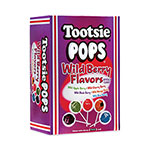 Tootsie Roll® Tootsie Pops, Assorted Wild Berry Flavors, 0.6 oz Lollipops, 100/Box orginal image