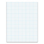 TOPS Cross Section Pads, Cross-Section Quadrille Rule (4 sq/in, 1 sq/in), 50 White 8.5 x 11 Sheets orginal image