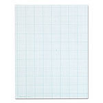 TOPS Cross Section Pads, Cross-Section Quadrille Rule (10 sq/in, 1 sq/in), 50 White 8.5 x 11 Sheets orginal image