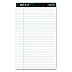 TOPS Docket Ruled Perforated Pads, Wide/Legal Rule, 50 White 8.5 x 14 Sheets, 12/Pack orginal image