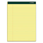TOPS Double Docket Ruled Pads, Narrow Rule, 100 Canary-Yellow 8.5 x 11.75 Sheets, 6/Pack orginal image