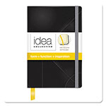 TOPS Idea Collective Journal, Hardcover with Elastic Closure, 1 Subject, Wide/Legal Rule, Black Cover, 5.5 x 3.5, 96 Sheets orginal image