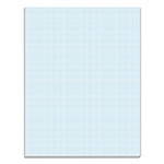 TOPS Quadrille Pads, Quadrille Rule (10 sq/in), 50 White 8.5 x 11 Sheets orginal image