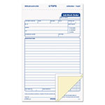 TOPS Snap-Off Job Work Order Form, Three-Part Carbonless, 5.66 x 8.63, 1/Page, 50 Forms orginal image
