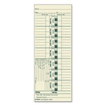 TOPS Time Clock Cards, Replacement for 1900L, One Side, 3.5 x 9, 500/Box orginal image