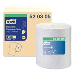 Tork Industrial Cleaning Cloths, 1-Ply, 12.6 x 13.3, Gray, 1,050 Wipes/Roll orginal image