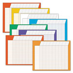 Trend Enterprises Horizontal Incentive Chart Pack, 28w x 22h, Assorted Colors, 8/Pack orginal image