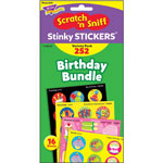 Trend Enterprises Stickers, Birthday Theme, Scented, 25 Designs, 252/St orginal image