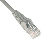 Tripp Lite Cat6 Gigabit Snagless Molded Patch Cable, RJ45 (M/M), 50 ft., Gray orginal image