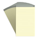 TRU RED™ Notepads, Wide/Legal Rule, Canary Sheets, 8.5 x 14, 50 Sheets, 12/Pack orginal image