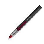 TRU RED™ Roller Ball Pen, Stick, Fine 0.5 mm, Red Ink, Black Barrel, Dozen orginal image