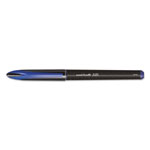 Uni-Ball AIR Porous Rollerball Pen, Medium 0.7mm, Blue Ink, Black Barrel, Dozen orginal image