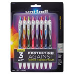 Uni-Ball Signo 207 Retractable Gel Pen, Medium 0.7mm, Assorted Ink/Barrel, 8/Set orginal image