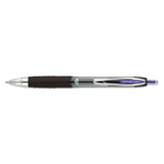Uni-Ball Signo 207 Retractable Gel Pen, 0.7mm, Purple Ink, Smoke/Black/Purple Barrel, Dozen orginal image