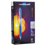 Uni-Ball Signo Retractable Gel Pen, 0.7mm, Blue Ink, Blue/Metallic Barrel, Dozen orginal image