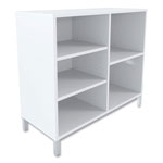 Union & Scale™ Essentials Laminate Bookcase, Five-Shelf, 36 x 15 x 31.6, White orginal image