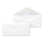 Universal Open-Side Business Envelope, #10, Monarch Flap, Gummed Closure, 4.13 x 9.5, White, 500/Box orginal image