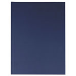 Universal Casebound Hardcover Notebook, 1-Subject, Wide/Legal Rule, Dark Blue Cover, (150) 10.25 x 7.63 Sheets orginal image
