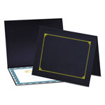 Universal Certificate/Document Cover, 8.5 x 11; 8 x 10; A4, Navy, 6/Pack orginal image