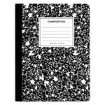 Universal Composition Book, Wide/Legal Rule, Black Marble Cover, (100) 9.75 x 7.5 Sheets orginal image