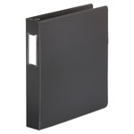 Universal Deluxe Non-View D-Ring Binder with Label Holder, 3 Rings, 1.5