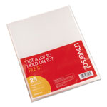 Universal Project Folders, Letter Size, Clear, 25/Pack orginal image