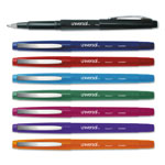 Universal Porous Point Pen, Stick, Medium 0.7 mm, Assorted Ink and Barrel Colors, 8/Pack orginal image