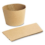 Vegware™ Kraft Hot Cup Sleeves, Fits Vegware 79-Series Hot Cups, Kraft, 1,000/Carton orginal image