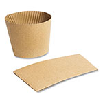 Vegware™ Kraft Hot Cup Sleeves, Fits Vegware 89-Series Hot Cups, Kraft, 1,000/Carton orginal image