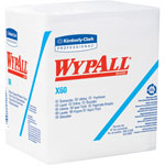WypAll® X60 Cloths, 1/4 Fold, 12 1/2 x 13, White, 76/Box, 12 Boxes/Carton orginal image