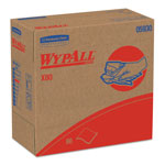 WypAll® X80 Cloths with HYDROKNIT, 9.1 x 16.8, Red, Pop-Up Box, 80/Box, 5 Box/Carton orginal image