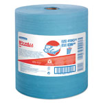 WypAll® X80 Cloths with HYDROKNIT, Jumbo Roll, 12 1/2 x 13 2/5, Blue, 475/Roll orginal image