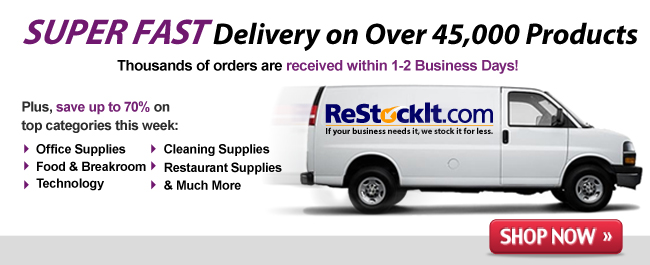 Super Fast 1-2 Business Day Delivery on 45,000 Products! Shop Now